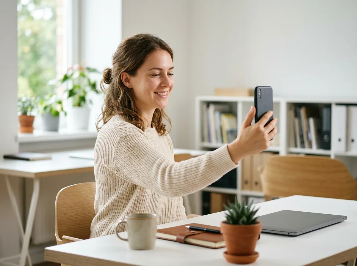 Weryfikacja tożsamości przez selfie telefonem przy zakładaniu konta firmowego online